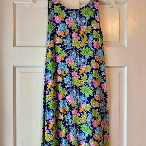 Lilly Pulitzer Floral Mini Dress - Blue, Green, Pink